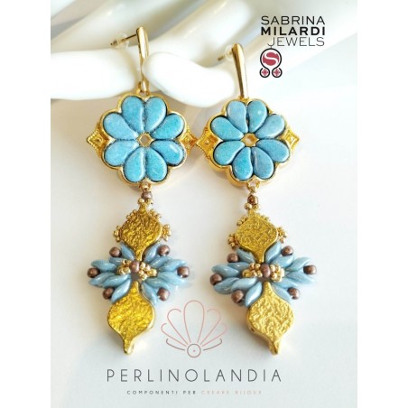 Orecchini  "Wave" - Gioiello Finito - Handmade - Progetto Di Sabrina Milardi