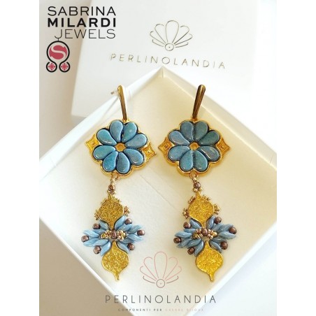 Orecchini  "Wave" - Gioiello Finito - Handmade - Progetto Di Sabrina Milardi