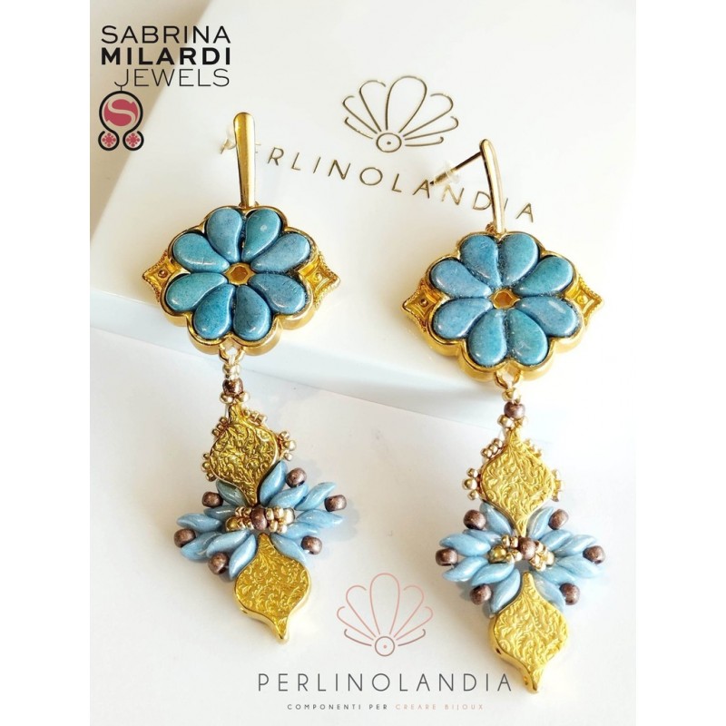 Orecchini  "Wave" - Gioiello Finito - Handmade...
