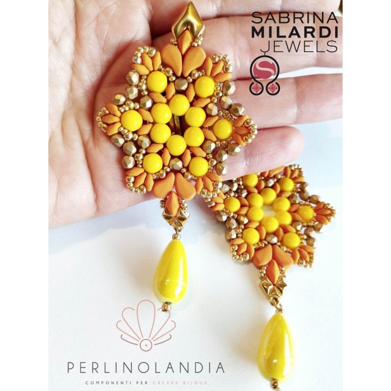 orecchini "Cymbal"Gioiello Finito - Handmade -...