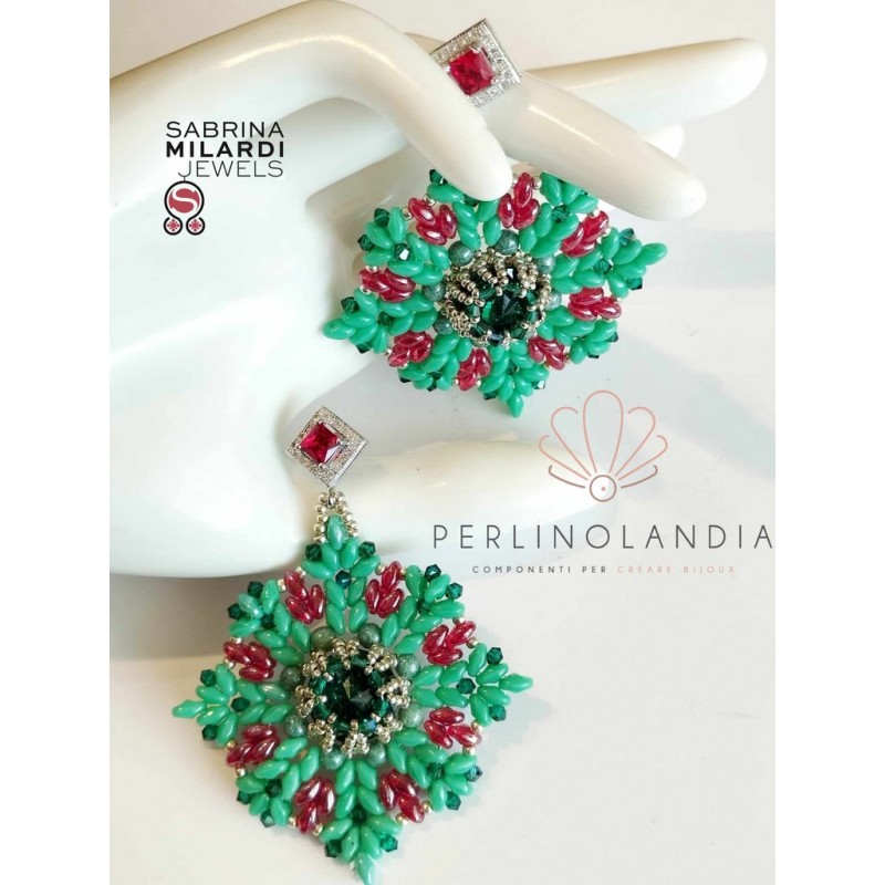 Orecchini Chloe'- gioiello finito - di sabrina...