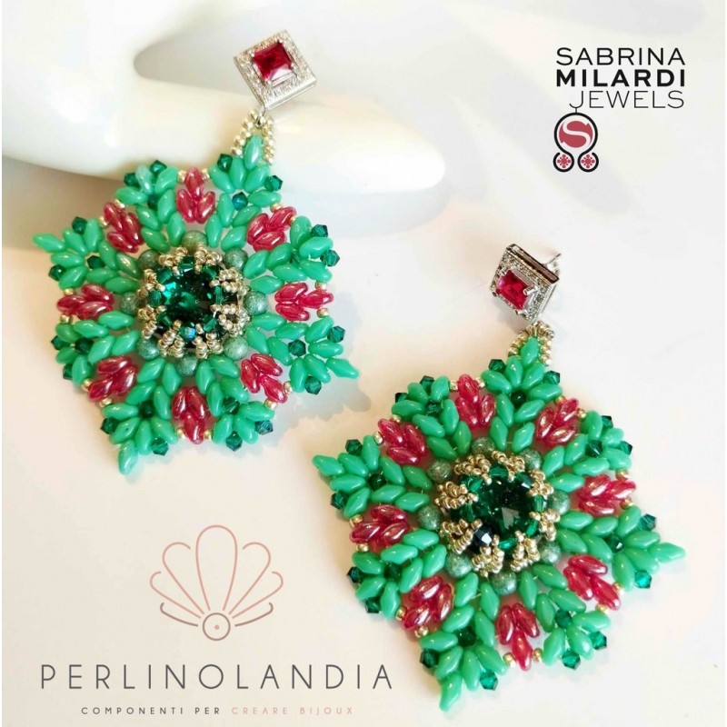 Orecchini Chloe'- gioiello finito - di sabrina...