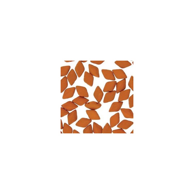 Gemduo 8X5mm- matte velvet carrot- 10 GRAMMI