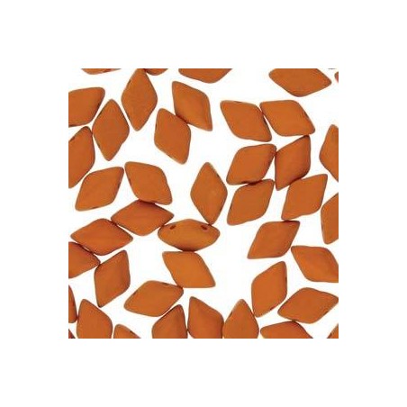 Gemduo 8X5mm- matte velvet carrot- 10 GRAMMI