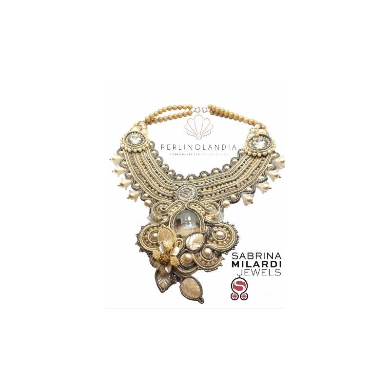 collana gioiello - cerimonie - soutache