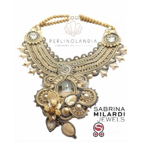 collana gioiello - cerimonie - soutache