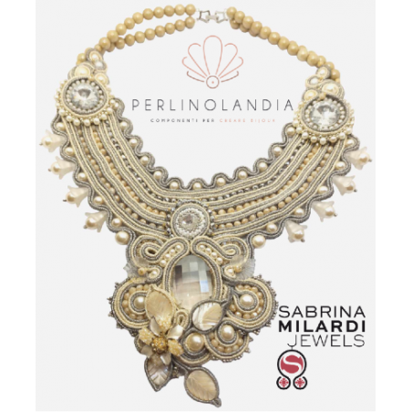 collana gioiello - cerimonie - soutache