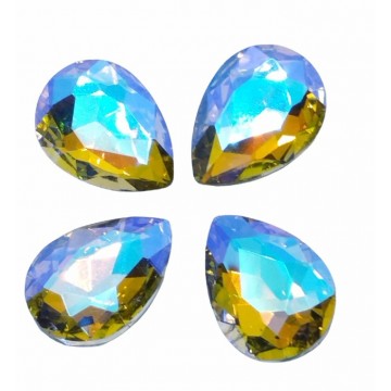 Gocce In Vetro Di Cristallo 13x18mm - crystal light...