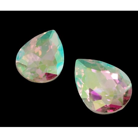 Gocce In Vetro 30x20mm - crystal raimbow ab - 2 PEZZI