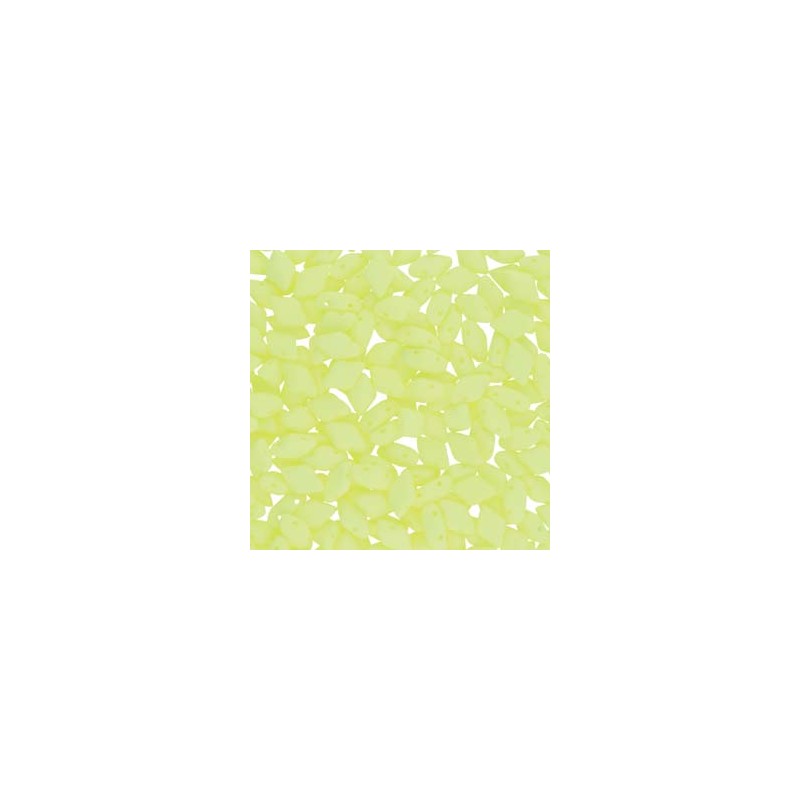 Gemduo 8X5mm- bondeli mat yellow -10 grammi