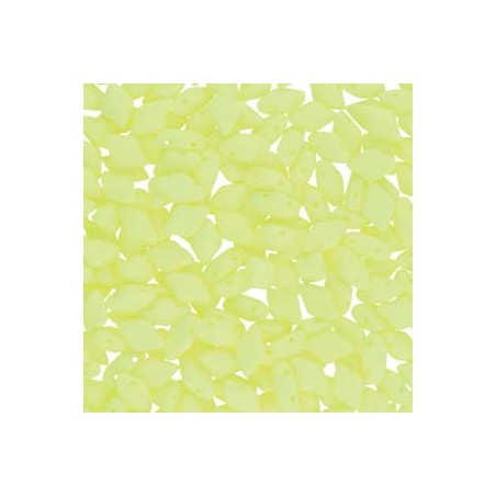 Gemduo 8X5mm- bondeli mat yellow -10 grammi