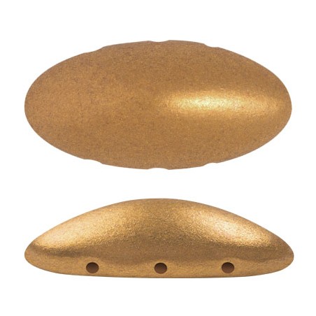 athos par puca 3 fori- 20x10x6mm - bronze gold matte - 1 pezzo