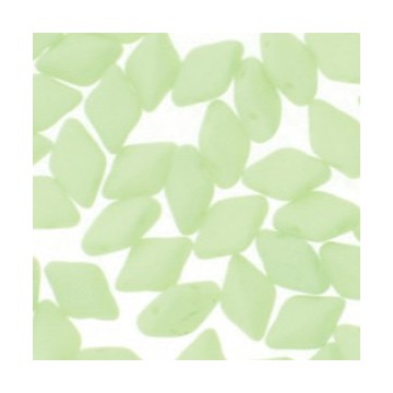 Gemduo 8X5mm- bondeli mat lime -10 grammi