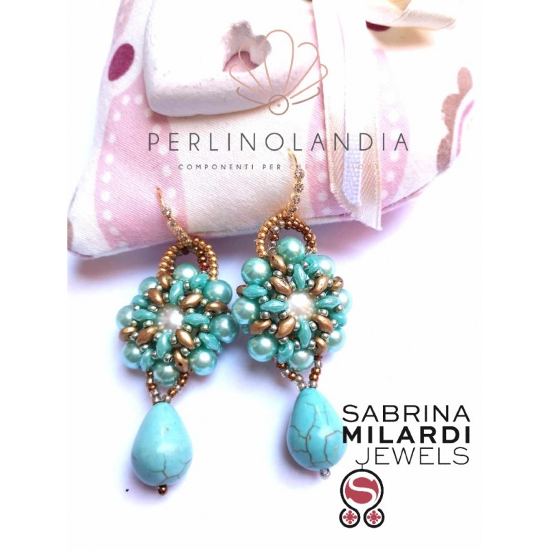 orecchini tiffany - gioiello finito - turchese