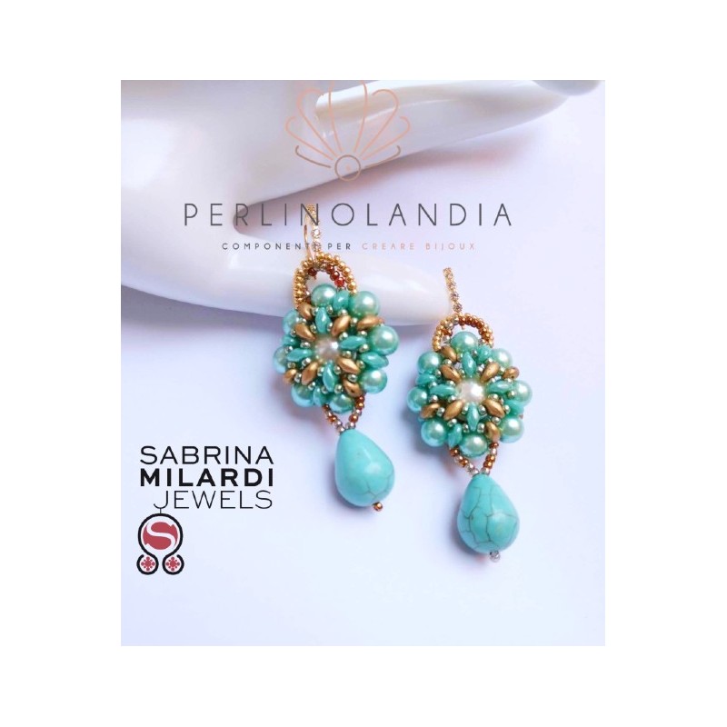 orecchini tiffany - gioiello finito - turchese