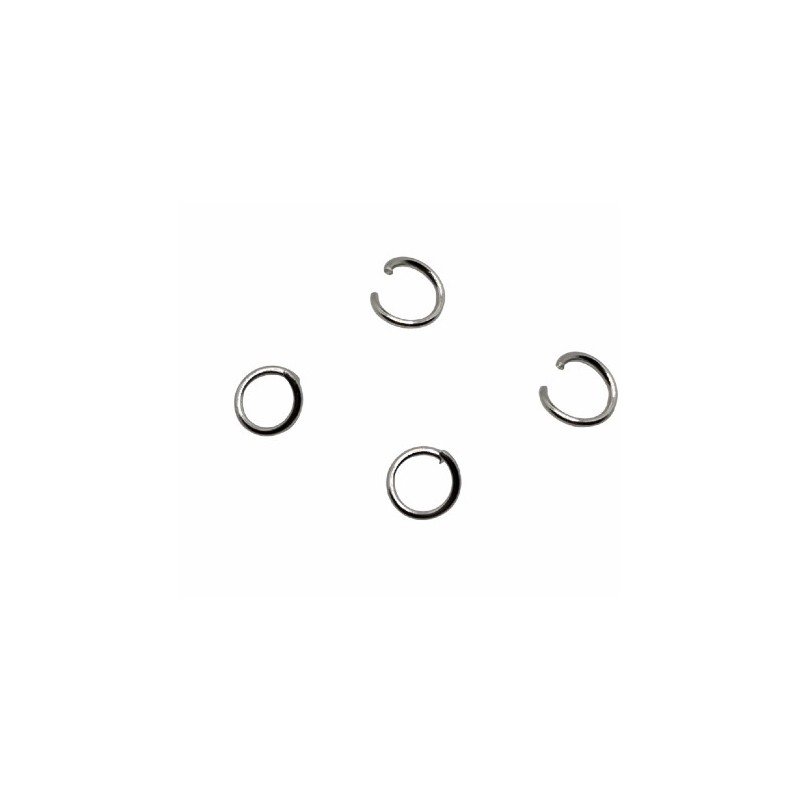 Anellini Acciaio aperti- 5x0,7mm - 5 grammi...