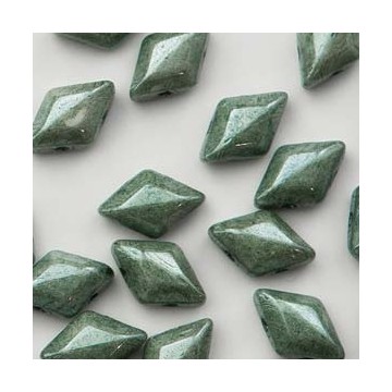 Gemduo 8X5mm- chalk green luster -5gr