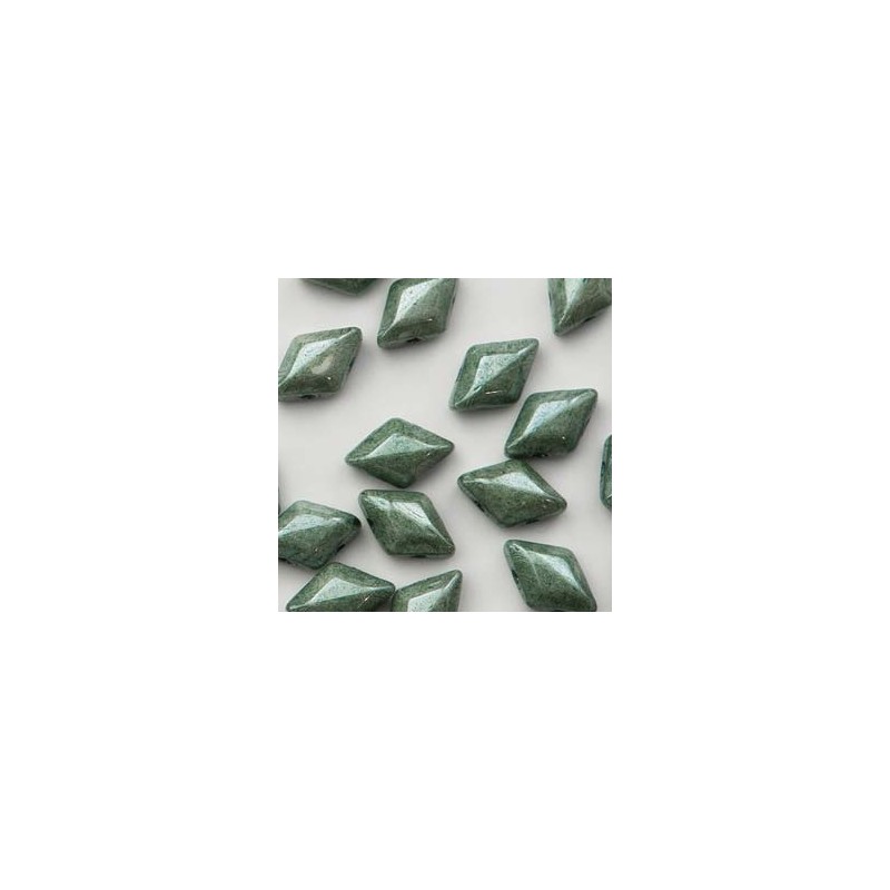 Gemduo 8X5mm- chalk green luster -5gr