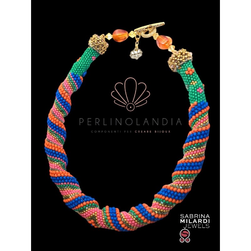 collana spirale - gioiello finito