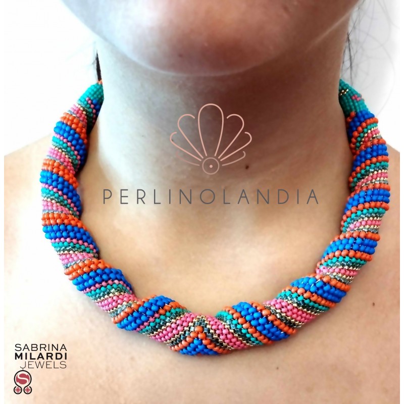 collana spirale - gioiello finito