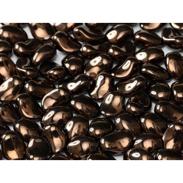 Tulip Petals 6x8mm- Jet bronze-60 pezzi