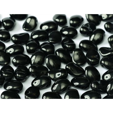 Tulip Petals 6x8mm- Jet -60 pezzi