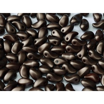 Tulip Petals 6x8mm- Alabaster Pastel Dark Brown -60 pezzi