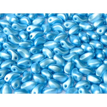 Tulip Petals 6x8mm- Alabaster Pastel Turquoise -60 pezzi
