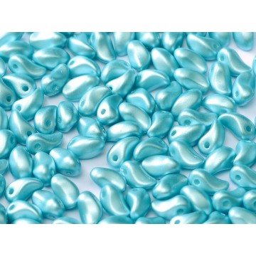 Tulip Petals 6x8mm- Alabaster Pastel Aqua -60 pezzi