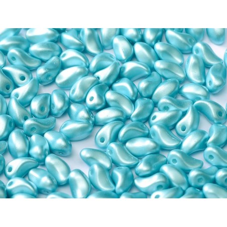 Tulip Petals 6x8mm- Alabaster Pastel Aqua -60 pezzi