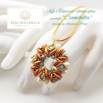 kit  +pdf pendente "Ciambella" progetto di Rosaria Prete...