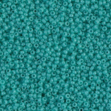 Miyuki Rocaille 15/0 - OPAQUE TURQUOISE  GREEN - 10...