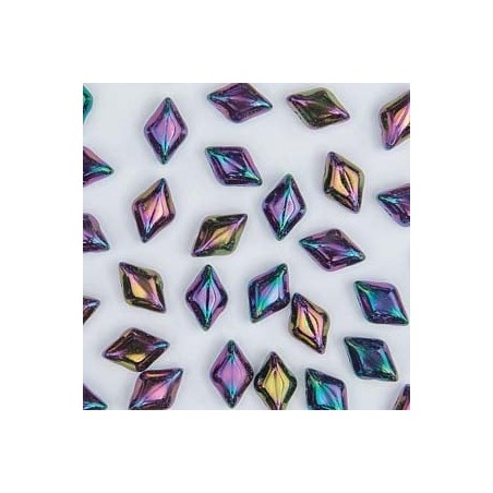 Gemduo 8X5mm- jet red iris- 5gr