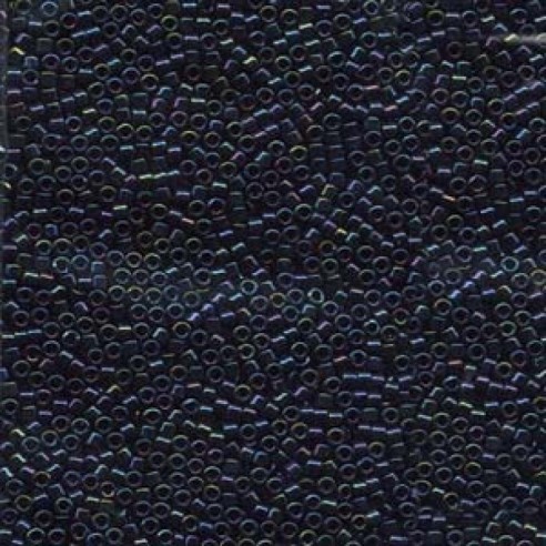 Miyuki Delica 11/0 -blue iris -10 grammi