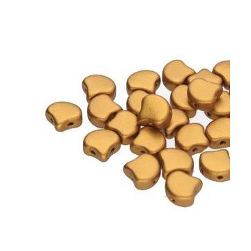 Ginko bead 7x7,5mm - bronze...