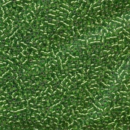 Miyuki Delica 11/0 - silver lined light green -10 grammi