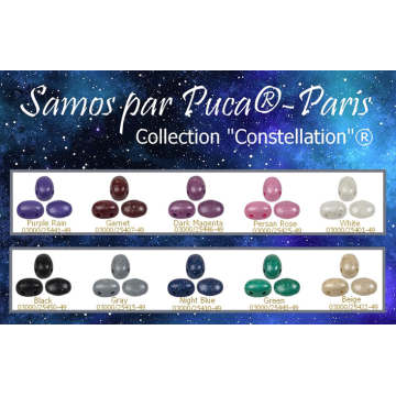 Samos® Par Puca® 7x5mm - "Constellation Purple Rain" - 10... 2