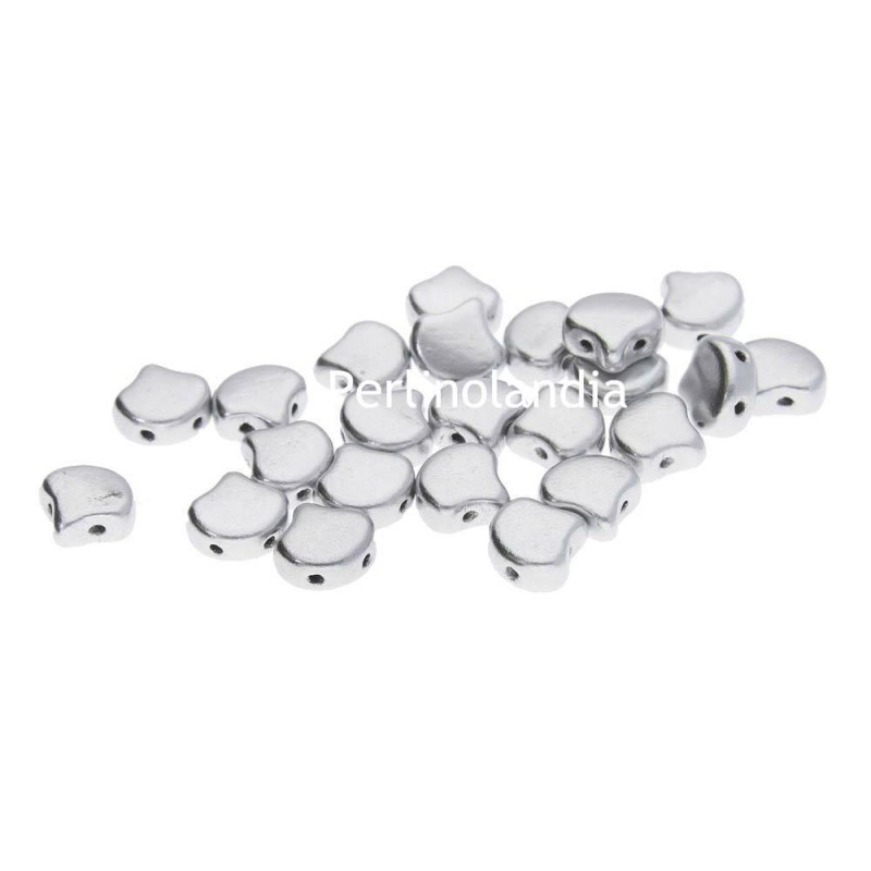Ginko Bead 7x7,5mm - bronze aluminium- 10 Grammi
