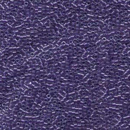 Miyuki Delica 11/0 -Sparkling Violet lined crystal -10 grammi