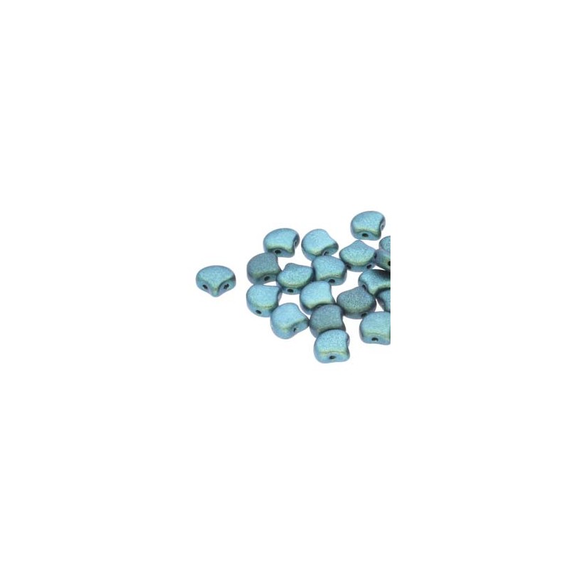 Ginko Bead 7x7,5mm - mint chocolate - 5 Grams
