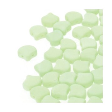 Ginko Bead 7x7,5mm - bondeli matt lime- 5 Grams