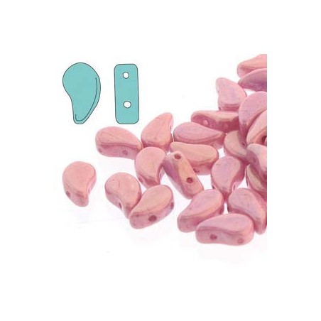 Paisley duo 8x5mm- chalk lilac luster - 10 grams