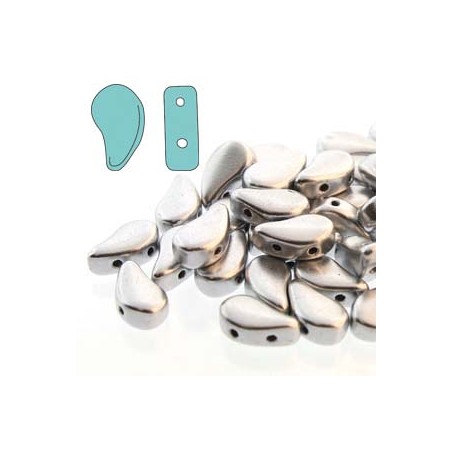 Paisley duo 8x5mm- bronze aluminium - 10 grammi