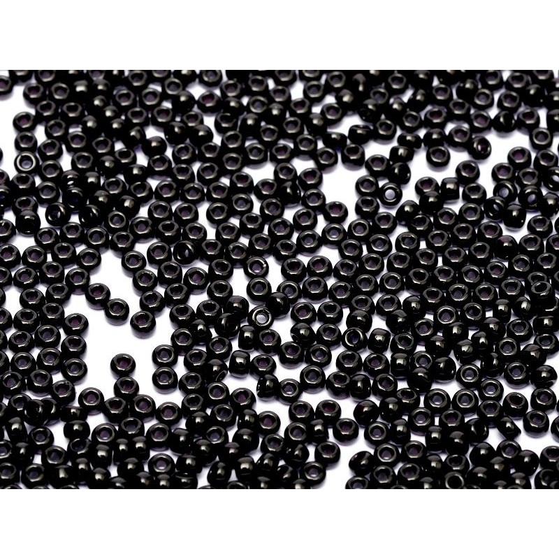 Miyuki Rocaille 8/0 - black - 0401- 8 Grammi