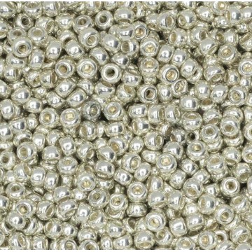 Miyuki Rocaille 8/0 - galvanized silver - 1051 - 8 Grammi