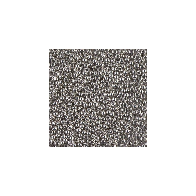 Miyuki Rocaille 15/0 - silver palladium plated - 0194 - 5 Grams