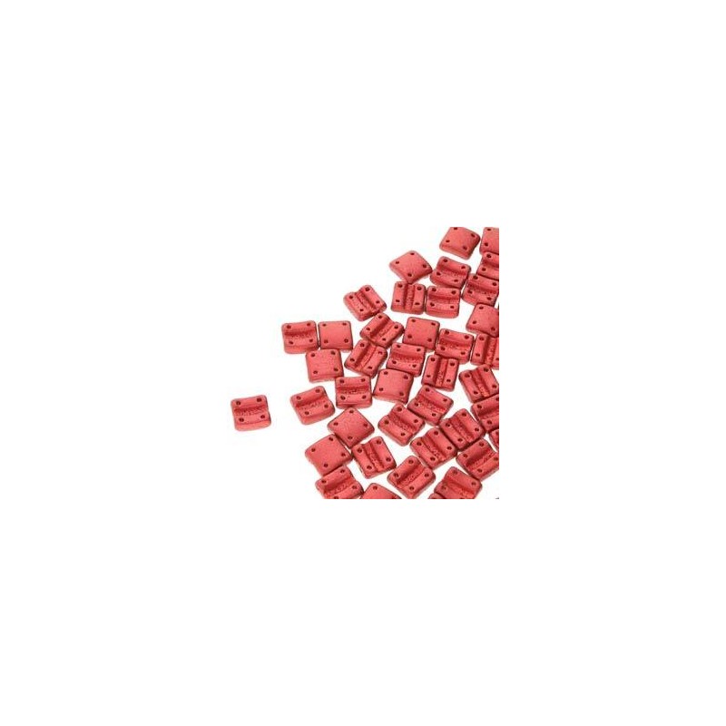 Fixer 8x7,5mm - LAVA RED - VERTICAL HOLES - 10...