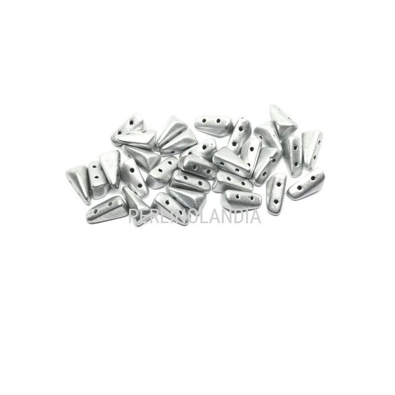 Vexolo 5x8mm - aluminium silver - 30 pieces