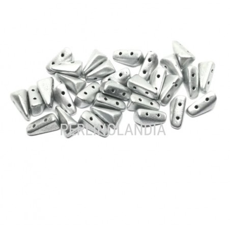 Vexolo 5x8mm - aluminium silver - 30 pieces